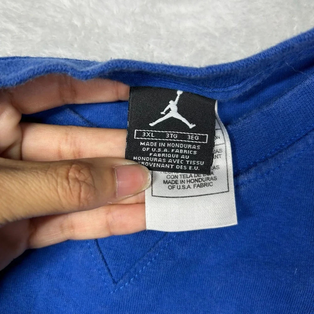 Vintage Jordan Respect 23 T-Shirt Men's Blue Graphic Short Sleeve‎ Y2K - 3XL